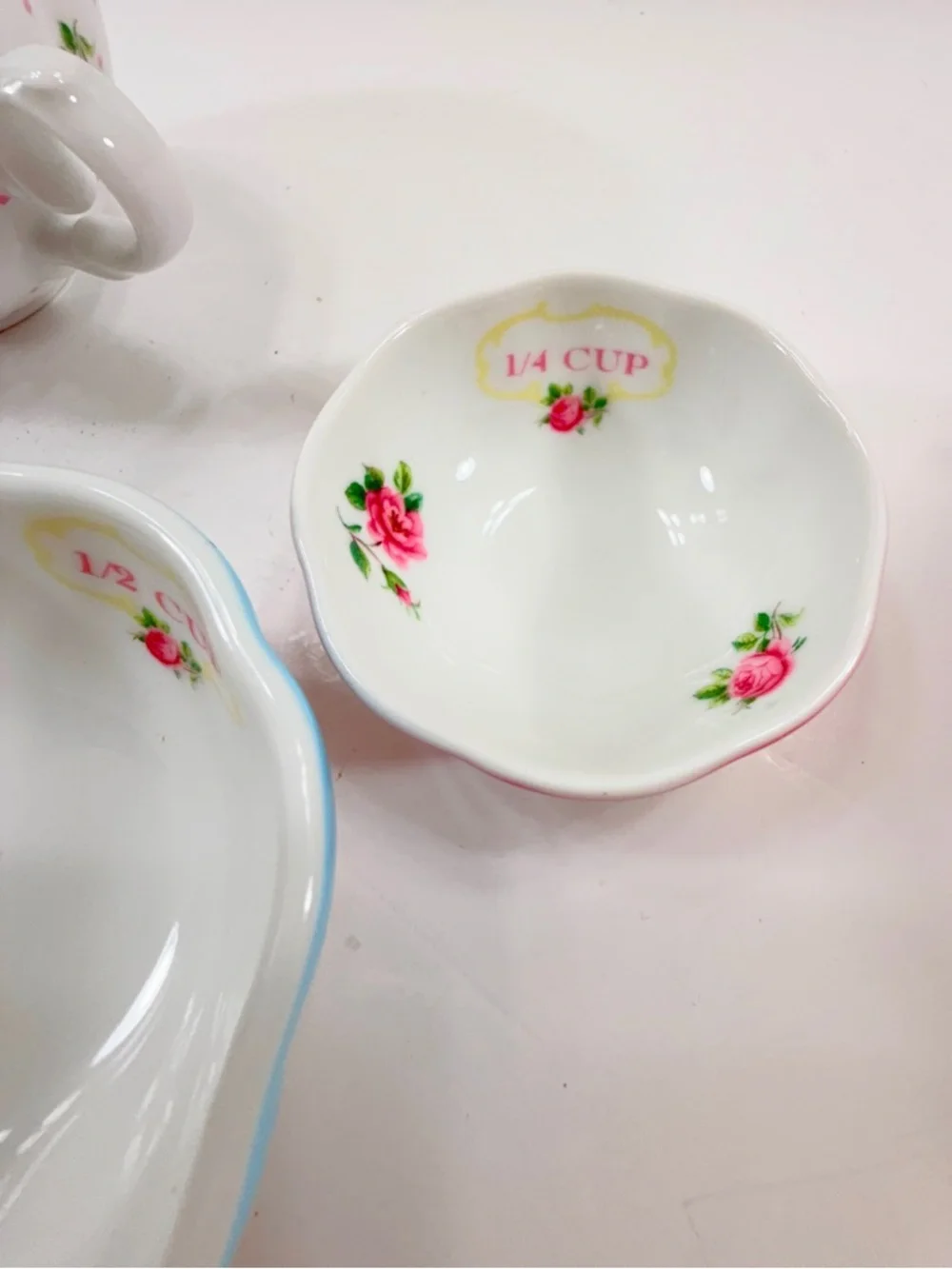 Royal Albert‎ New Country Roses Porcelain Baking Bliss Measuring Cups Set Of 3